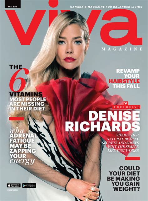 Denise Richards Covers Viva Magazine In Ross Group Client Jean Fares
