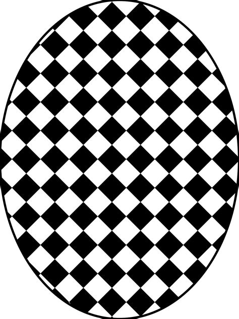 Clipart Pattern Checkered Diagonal Bw