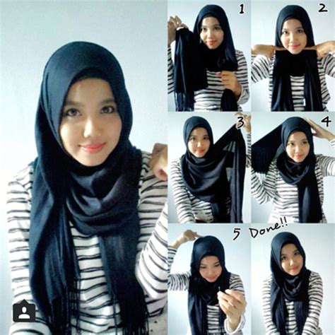 Cara Memakai Hijab Pashmina Simple 2019 Baju Mewah