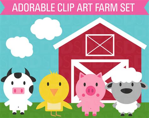 Farm Barn Clip Art Clipart Image 13209