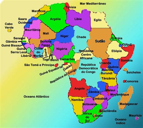 Países Da África Descubra Quem Faz Parte Da África Toda Matéria