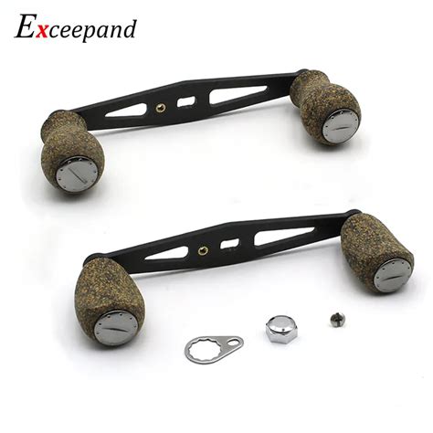 Exceepand Rubber Cork Knobs Powerful Straight Carbon Fiber Baitcasting