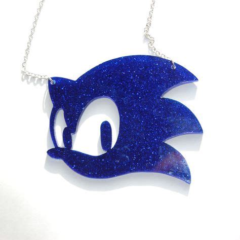 Sonic the Hedgehog necklace by VonTrashJewellery on Etsy, £7.99 | Sonic