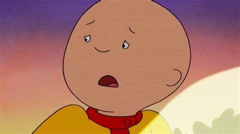 Caillou Is Scared Of The Dark Caillou Cartoon Youtube