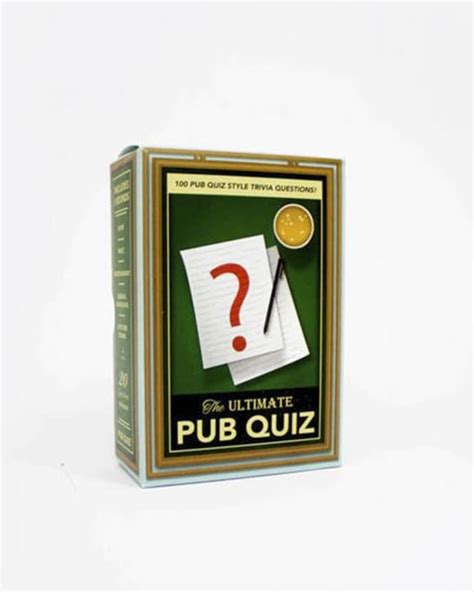 Trouva Pub Quiz Trivia Cards General Knowledge