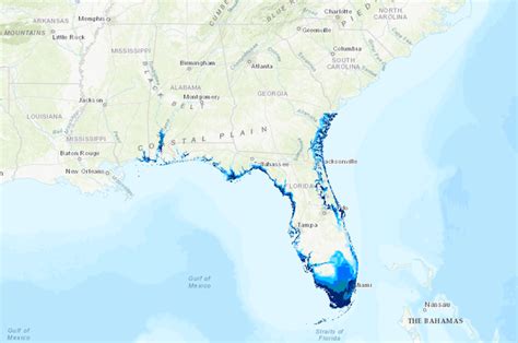 Florida Sea Level Rise Map Verjaardag Vrouw 2020