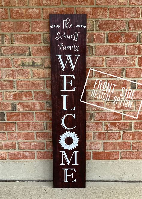 Free Shipping Double Sided Custom Welcome Sign Outdoor Welcome Sign