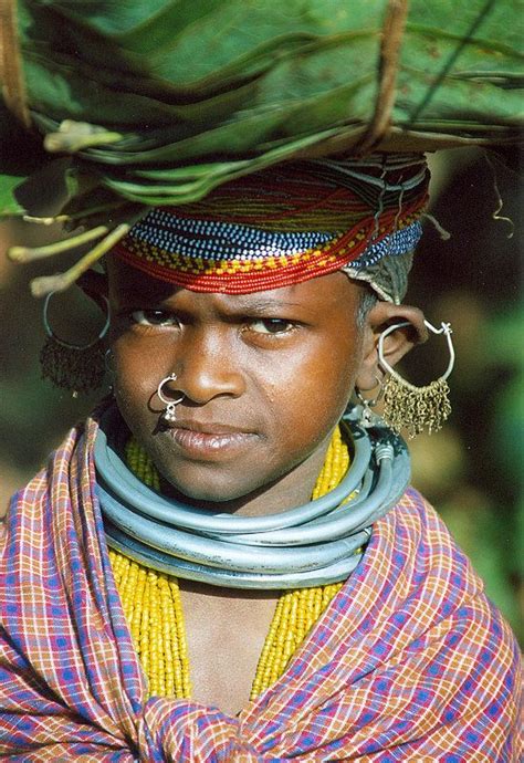 india orissa bonda woman tribal people native people women
