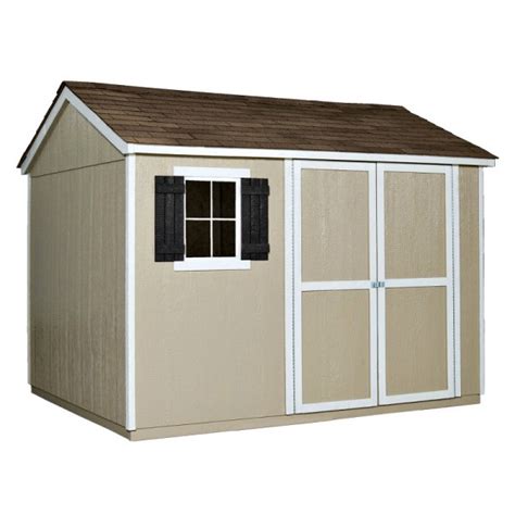 Handy Home Avondale 10x8 Wood Storage Shed Kit With Floor