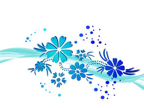 Blue Flowers Images Clipart ~ Free Blue Flower Clipart Download Free