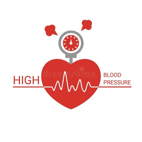 Arterial High Blood Pressure Checking Conceptvector Illustration Flat