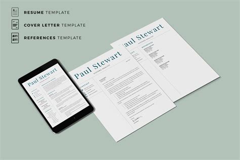 Professional Resume For Word And Pages Resume Cover Letter