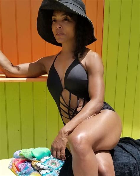 Angela Bassett Shows Off Her Toned Body In Black One Piece Everybody You Good