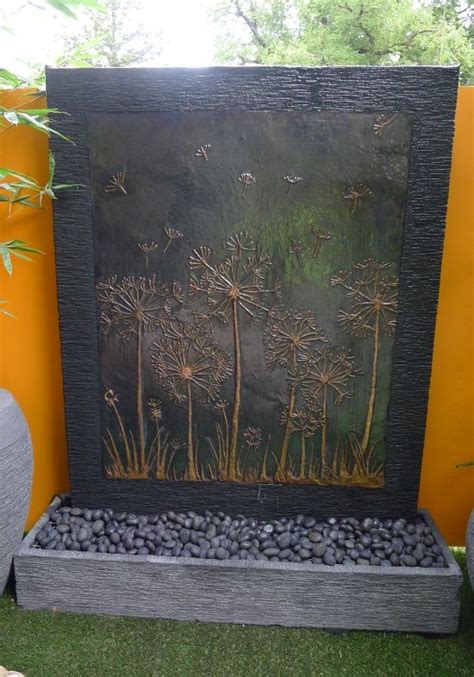 Dandelion Copper Wall | Water feature wall, Water features ...