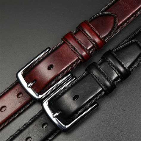 100 Cowhide Genuine Leather Belts For Men Vintage 2018 New Design Male