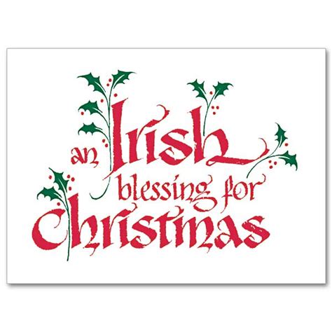 This post received the most views from julie's st. An Irish Blessing for Christmas: Spirit of Christmas Irish Card