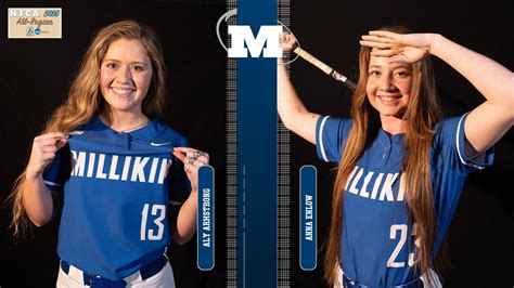 Two Big Blue Softball Players Named All Region By Nfca Millikin