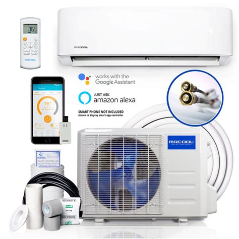 Mrcool Diy 12000 Btu Ductless Mini Split Ac And Heat Pump With Wireless Enabled Smart