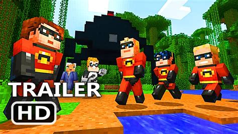 Ps4 Minecraft The Incredibles Skins Pack Trailer 2018 Youtube