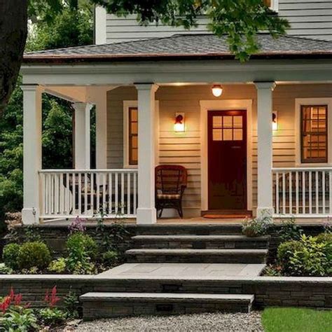 65 Stunning Farmhouse Porch Railing Decor Ideas 63 Front Porch