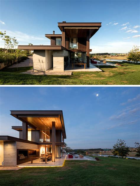 This Rural Contemporary Home Is Designed To Take Advantage Of An