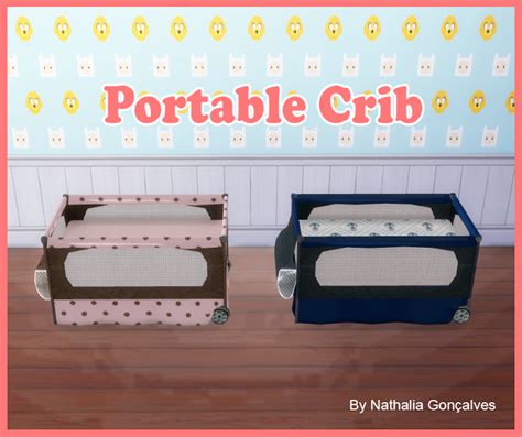My Sims 4 Blog Portable Crib By Nathaliasims