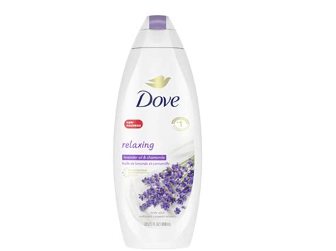 Dove Relaxing Body Wash Lavender Oil And Chamomile 22 Fl Oz650 Ml