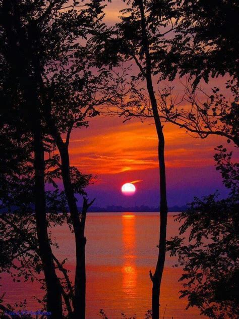 Orange And Purple Sunset With Images Sunset Photography Beautiful