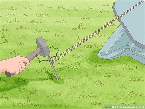 How To Assemble A Tent With Pictures Wikihow