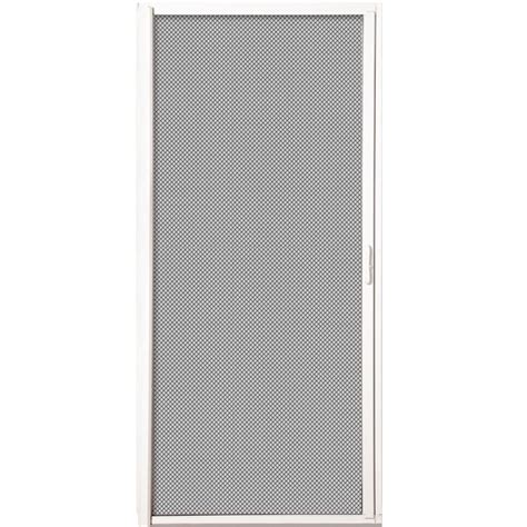 Mmi Door 36 In X 80 In White Aluminum Inswing Retractable Single