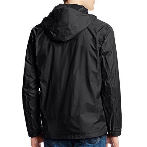 Mens Water Resistant Zip Up Hooded Lightweight Windbreaker Rain Jacket