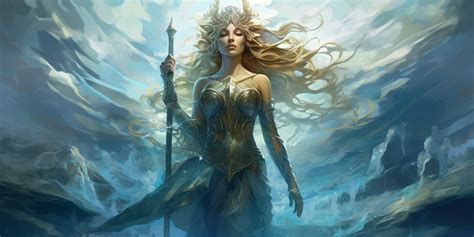 ran the norse goddess of the sea viking style