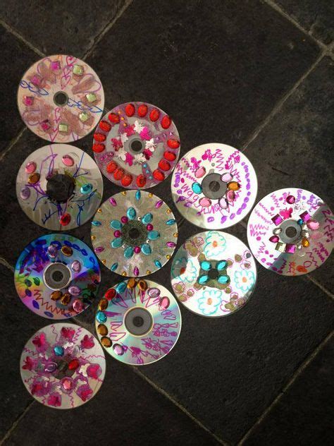Decorated Cds At Cathys Childminding ≈≈ Art Projects And Techniques ≈