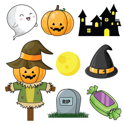 Cute Halloween Background Clip Art