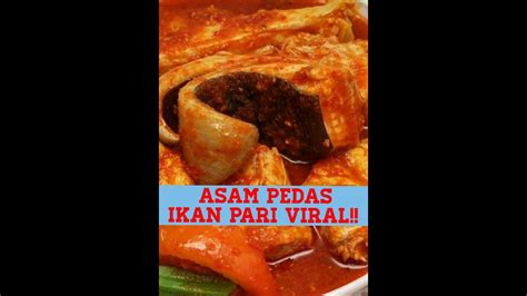 Shell out copycat recipe tastes similar to restaurant style. Video Klip Resepi Best Asam Pedas Ikan Pari Viral - YouTube