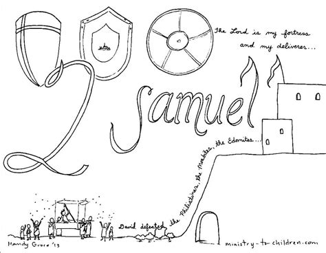 Book of mormon coloring book samuel the lamanite come, follow me—for primary: "Book of 2 Samuel" Bible Coloring Page