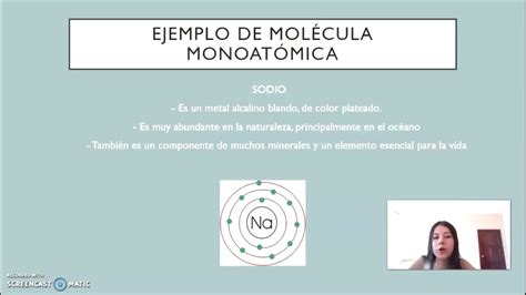 QuÍmica InorgÁnica Moléculas Monoatómicas Diatómicas Y Poliatómicas
