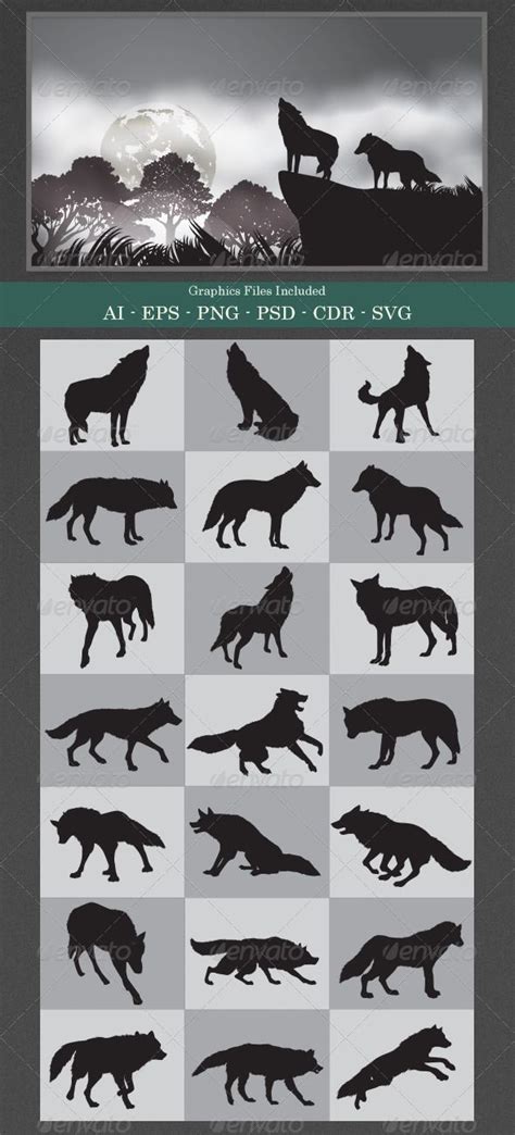 Wolf Silhouettes Wolf Silhouette Wolf Tattoos Dog Tattoos