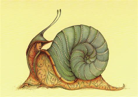 Snail Art By Patience Brewster Illustration Aquarell Fuchs Schnecken