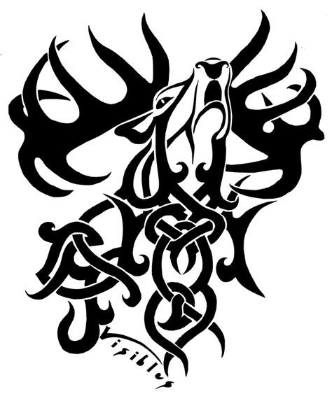 Pin By Rua Lupa On Art Celtic And Norse Knotwork Celtic Wolf Tattoo