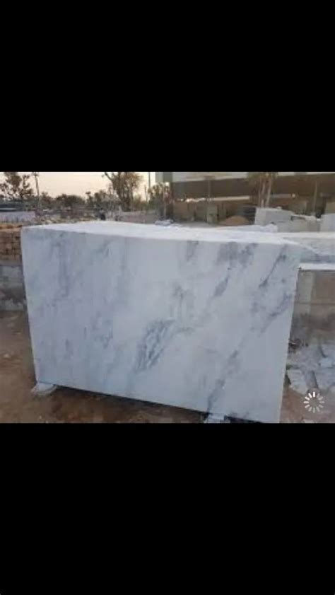 Polished Finish Slab White Marble Application Area Flooring