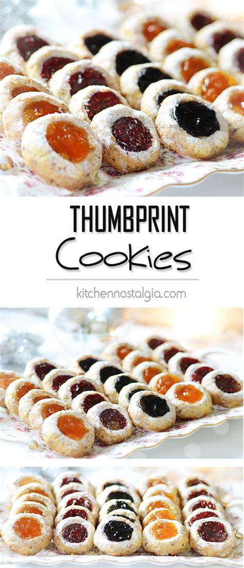 By elaine khosrova fine cooking issue 54. Thumbprint Cookies (Raspberry, Blueberry and Apricot Jam ...