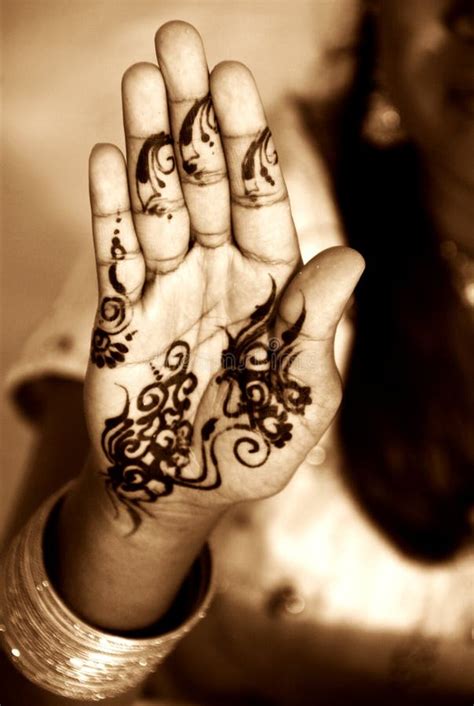 Henna Hand Stock Image Image Of Expression Style Location 1042447