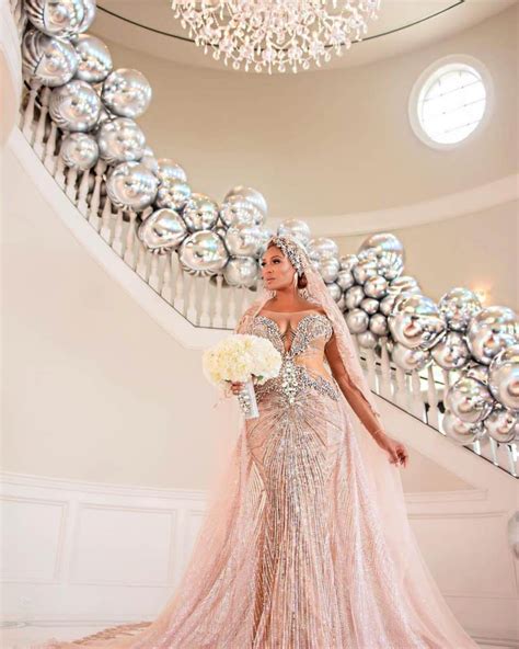 20 Magical Black Celebrity Wedding Dresses Liveandwed