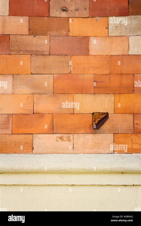 Detail Of Brown Tile Wall Texture Background Stock Photo Alamy