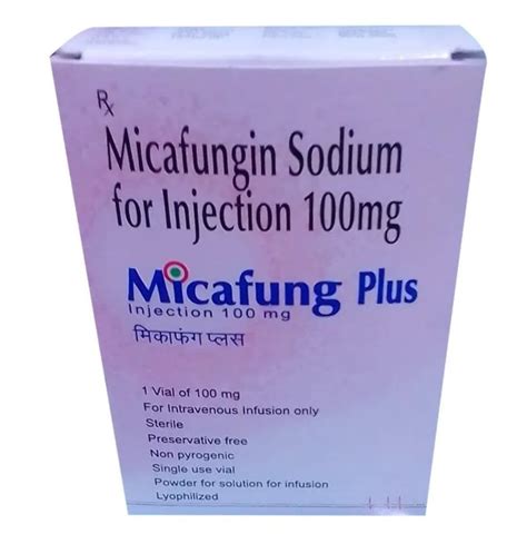 Micafungin Plus 100mg Antifungal Injection At Rs 3000piece