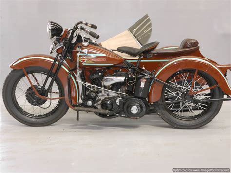 1937 Harley Davidson Wld And Sidecar