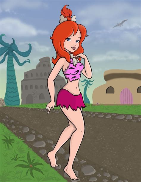 Teenage Pebbles Flintstone The Pebbles Show By Timtilley Halloween