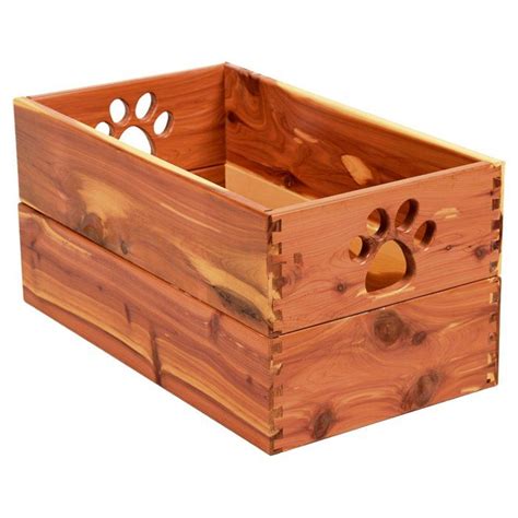 Trixie Storage Solid Wood Crate Dog Toy Box Dog Storage Dog Toy Storage