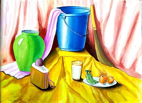 Easy drawing prompts for kids. Still life for students of intermediate grade exam ...